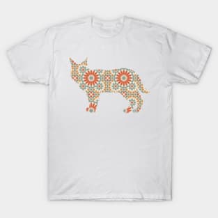 Fox Silhouette with Pattern T-Shirt